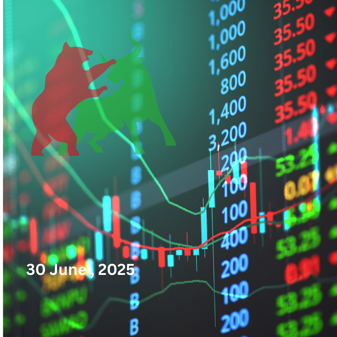Markets End Lower on June 30: Financials Drag, Alembic & Torrent Pharma Shine